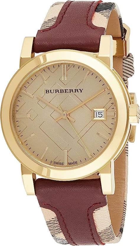 BURBERRY BU9111 Women's Watch with Leather Strap